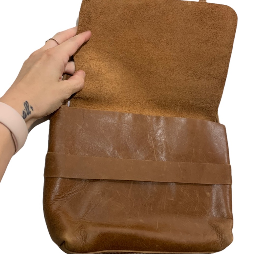 ABLE Genuine Leather Crossbody Purse